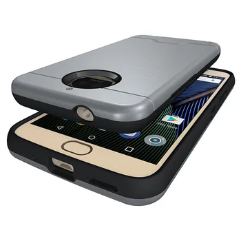 Potisnite Denarnice, Kreditne Kartice v Režo Primeru Telefon Za Motorola moto g4 g5s Plus Oklep Shockproof Silicij PU Kritje Lupini Mobilni Telefon Vrečko