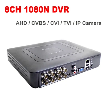 4CH 8CH AHD DVR Mini 1080N CCTV HD Video Nadzor, Varnostni Sistem, Hibridni Onvif Za IP Kamero Analogni CVI TVI 1080P 8channels