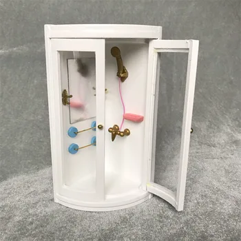 1/12 Lutke Miniaturni dodatna Oprema Mini Kopalnica Model Simulacije Pohištvo, kopalnica s Tušem Igrače za Doll House Decoration