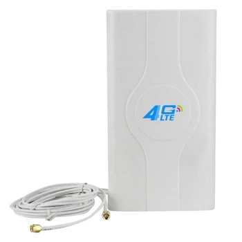 4G LTE SMA Antena 40DBi Visok Dobiček Antenski Signal Booster z Dvojno SMA Priključek za Vodafone Huawei Točka, Usmerjevalnik