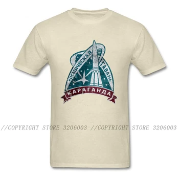 Design Vrhovi & Tees Moških CCCP T Shirt Rusija Posadke Vratu TShirt Bombaž Darilo Top majice 2019 Priljubljena C C C P Prostor Camisa