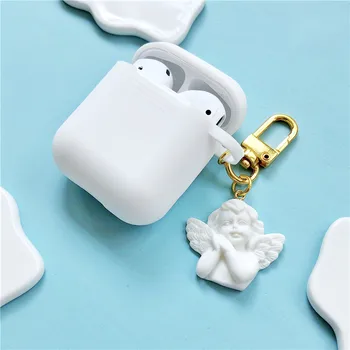 Novo Belo Silikonsko Ohišje Za Apple Airpods Pro Shockproof Kritje Slušalke Primerih, Ultra Thin Air Stroki Zaščitnik Primeru Keyring