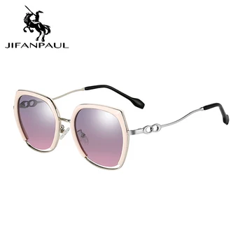 JIFANPAUL Nova sončna očala, ribolov sončna očala polarizirana kvadratnih modni očala kovinski okvir moda uv400 vožnje očala moški