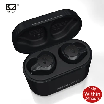 KZ S2 Brezžične Slušalke TWS Res Bluetooth v5.0 Hibridni 1DD+1BA Igra Čepkov Touch Kontrole šumov Športne Slušalke