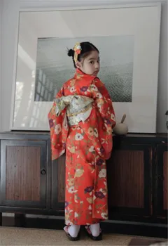 Visoka Kakovost Dekle Otroka Japonski kimono Tradicionalnih kopalni plašč Poletni Ognjemet kimono hombre mujer yukata 10 slogi
