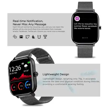 2020 Novi Barvni Zaslon Smart Gledam Ženske moški Poln na Dotik Fitnes Tracker Krvni Tlak Pametna Ura Ženske Smartwatch za Xiaomi