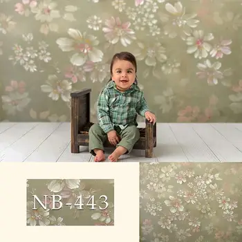 Oljna slika, cvetlični fotografija ozadje cvet portret ustrelil ozadje za photo booth studio novorojenčka 1. rojstni dan prop