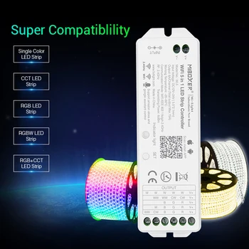 Milight WL5 5 v 1 LED WIFI Krmilnik Za RGB RGBW RGB SCT Enotni barvni led trakovi luči Alexa Glas telefon App Remote
