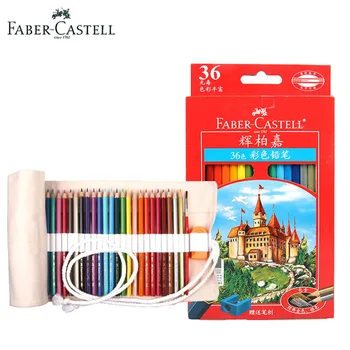 36 Barv Faber-Castell na osnovi Nafte, Barvni Svinčniki Premium Kolorit Svinčniki Za Risanje In Risal z Vrečko za Shranjevanje