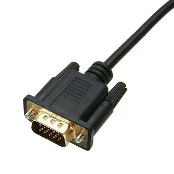 1.8 M Strokovne DP za HDMI je združljiv VGA DVI Kabel Displayport Pretvornik Kabel 4K UHD za HDTV PC