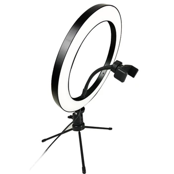 Fotografija LED Selfie Obroč Svetlobe 26 cm/16 cm Zatemniti 10palčni Kamero USB Telefon Studio Obroč za Svetilko Z Stativi Za Ličila Video v Živo
