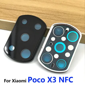 Novo Za Xiaomi Mi Poco X3 NFC Globalni Različici Zadaj Nazaj Objektiv Kamere Z Okvirjem Imetnik Lepilo