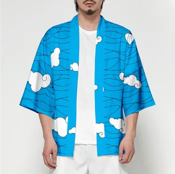 Cosplay Demon Slayer Kimono Plašč Anime Kimetsu Ne Yaiba Kamado Tanjirou Kul T-shirt Kochou Shinobu Svile Kostum, Obleke, Unisex
