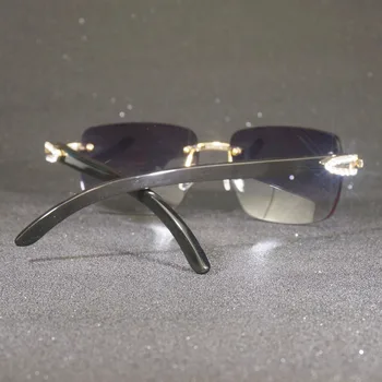Nosorogovo Carter sončna Očala Luksuzni Kvadratnih sončna Očala Mens Retro Debele Leče Odtenki Letnik Sunglass Gafas De Sol za Ženske
