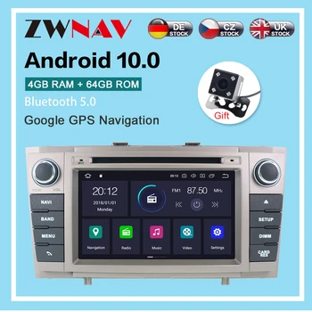 Android 10.0 64GB avtoradio, predvajalnik, GPS Navigacija Za Toyota Avensis 2009-T27 Multimedijski Predvajalnik, Radio, video, stereo glavne enote