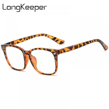 LongKeeper 2021 Moda Anti Modra Svetloba Očala Moških Retro Kvadratnih Gaming Računalnik Očala Ženske Črna Jasno, Leče Očala