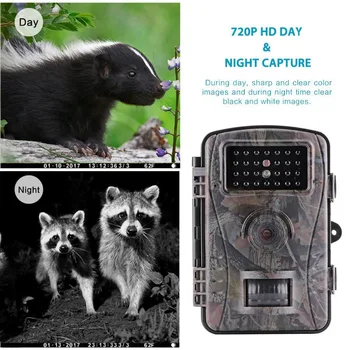 Lovske Kamera 720P HD Divje živali Igre Kamere RD1003 Night Vision Infrardeči Senzor Jelena Fotoaparat