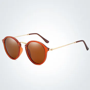 Klasična Polarizirana sončna Očala blagovne Znamke Ženske Krog Premaz Ogledalo sončna Očala Letnik Moški Vožnje Sunglass UV400 Odtenki Očala