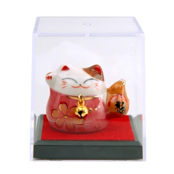 Srečen mačka majhno darilo polje keramični okraski Japonski slog doma hotel urad darilo za rojstni dan, Božič nekaj darilo