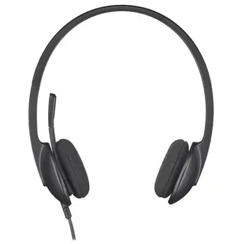 Logitech H340 Nad uho, USB, Stereo Slušalke 1,8 M Skladu Žično Slušalko z Mikrofonom za Windows, MacOS ChromeOS Pisarniško Uporabo