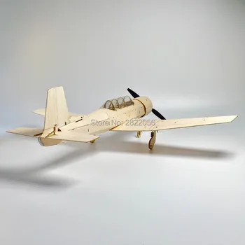 Mini RC Letalo Laser Cut Balsa Lesa Letalo Kit Mentor CJ6 Model Stavba Kit