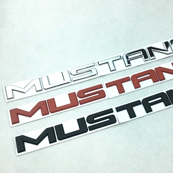 34*2 cm Avto Logotip Nalepko za Ford Mustang-2018 Mustang angleški Pismo Nalepke Rep Polje Pokrov Okras Avto Nalepke