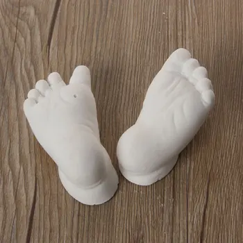 DIY Replika 3D Hand & Foot Print Plesni, Prahu Sadre v Prahu Baby Darilo za Rojstni dan Handprint Odtis Darilo Mavca Litje Kit