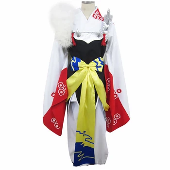 Brezplačna Dostava InuYasha Kostum Sesshomaru Kimono Cosplay Za Otrok In Odraslih Kostum
