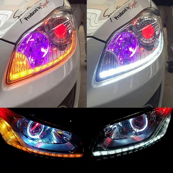 2X LED Smerniki DRL Dnevnih Luči Rumena Obrnite Signalna Luč Za Mitsubishi ASX Lancer 10 9 Outlander Pajero Suzuki LADA