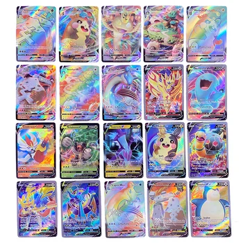 2020 Novo Pokemoning Bitka Igra Kartice Vmax kartice Kartice Kartice GX TAG TEAM Različica Vrste Otroci Igrače Darilo