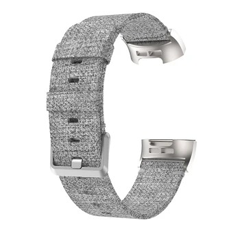 Trak za Fitbit Polnjenje 3 Zapestnica Zapestje Smartwatch Band Platno Najlon Zamenjava Moški Ženske Smartwatch za Polnjenje 4 Watchband