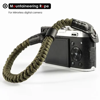 Fotoaparat Zapestje z Roko Planinarjenje Najlon Vrvi Pasu za Mirrorless Digitalni Fotoaparat Leica Canon Nikon Olympus Pentax Sony
