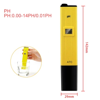 Kakovost vode Tester PH Meter TDS Meter Tester za LCD Digitalno Pero Tester Kakovost Vode Čistosti Tester PH-009 IA 0.0-14.0 pH