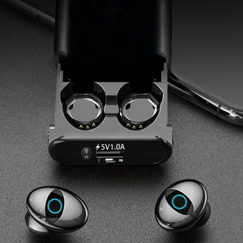 Q1Pro Brezžične Bluetooth Slušalke Multi-Funkcijo MP3 Predvajalnik Čepkov IPX7 Nepremočljiva 9D TWS Slušalke 6000MAh Moči Banke