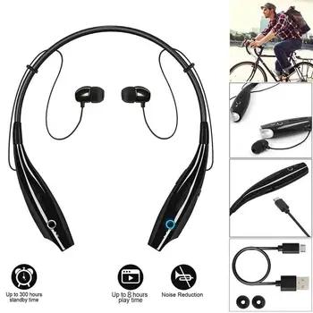 Hbs730 Vratu-Vgrajena Brezžična Slušalka Šport Teče Stereo Glasbe Klic Čepkov Mini Slušalke Brezžične Slušalke Slušalka
