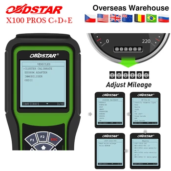 OBDSTAR X100 pro C+D+E model Auto Tipko Programer x-100 pro x100pro immobilizer programsko orodje +EEPROM-PIC