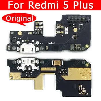 Original USB Charge Odbor Za Xiaomi Redmi 5 Plus 5Plus Polnjenja Priključek Mobilni Telefon Dodatki Nadomestni Rezervni Deli