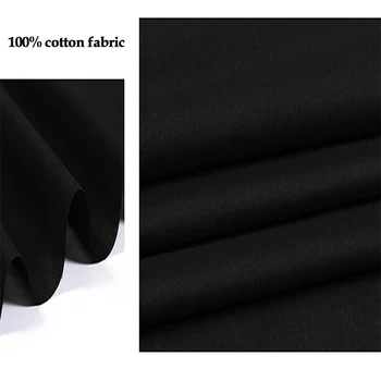 150 cm*100cm Big deal! bombažne tkanine, čisto črne svile material za obleko oblog bombaž tkiva lahki mehke obloge