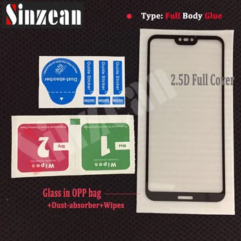 Sinzean 50pcs Za IPHONE 11Pro Max/XR/XS Polno Lepilo 2.5 D Polno kritje kaljeno steklo Za IPHONE 678 Plus Polno Lepilo Screen Protector