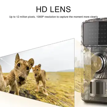 Samostojna lovska Kamera Gozd Fotoaparat DL-100 12MP 1080P Wildcamera Sledenje Igre IP66 Night Vision Lovske Kamere Foto-Past Toplotne Merjenje