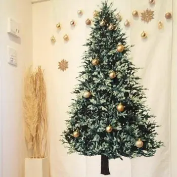 Ins Božično drevo bor visi krpo dekoracijo sten krpo majhno sveže počitnice ozadju krpo enostavno tapiserija