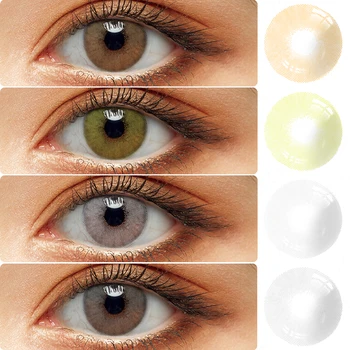 MAGISTER Barvne Kontaktne Leče Naravni Barvi Imenik Letne Kontaktne Leče Za Oči Kozmetični 2pcs