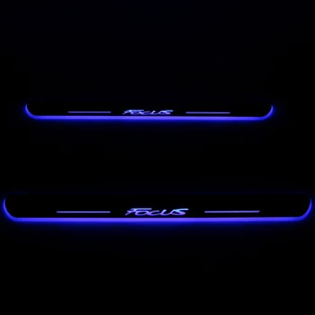 LED Avto pedal svetlobe Polico Poti dobrodošli izvažajo Luč Za Ford Focus za obdobje 2012-2016 Vrata gibljejo pedala Prilagodite osvetlitev