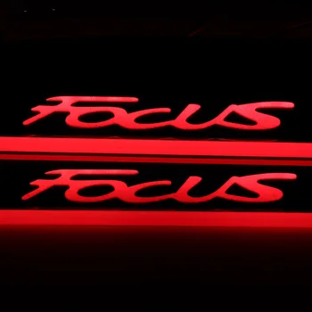LED Avto pedal svetlobe Polico Poti dobrodošli izvažajo Luč Za Ford Focus za obdobje 2012-2016 Vrata gibljejo pedala Prilagodite osvetlitev