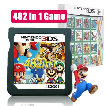 Mario Album Video Igra Kartice 482 1 Kartuša Konzole Kartico Za NDS NDSL 2DS 3DS 3DSLL NDSI