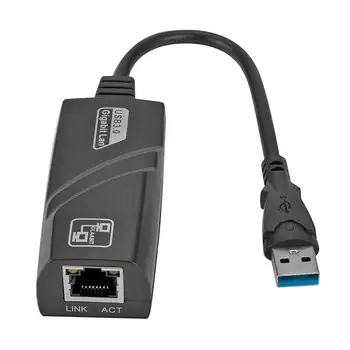 Mini USB 3.0 Gigabit Ethernet Adapter USB na priključek RJ45 Lan mrežno Kartico za Windows 10 8 7 XP Prenosni računalnik PC Računalnik Pribor