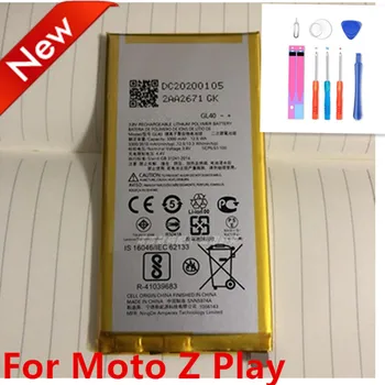 Novi originalni 3510mAh Zamenjava baterije GL40 Za Motorola Moto Ž Igrajo Droid XT1635 XT1635-01 XT1635-02 XT1635-03