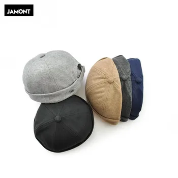 JAMONT 2020 Novo Kitajsko-Slog Krog Klobuk Unisex vrnitev žoge Nekaj Kape Flanging barva Moda za Moške kape miki klobuk