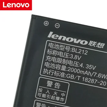 Na Zalogi BL212 Baterija Za Lenovo S8 A708T A628T A620T A780E A688T S898t+ mobilni telefon +Številko za Sledenje