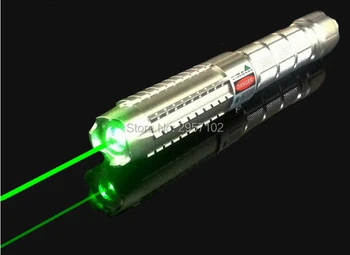 Super Močan Vojaško Zeleni laserski kazalnik 500000m 50 w 532nm Svetilka Luč Gori Tekmo,Opekline cigarete,pop balon Lov